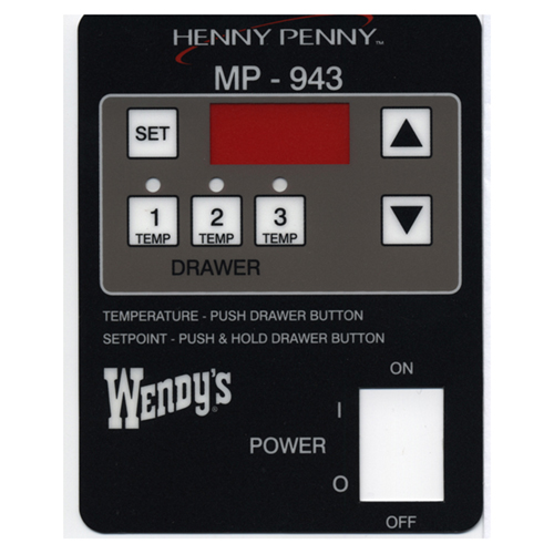 (image for) Henny Penny 51561 DECAL MP-943